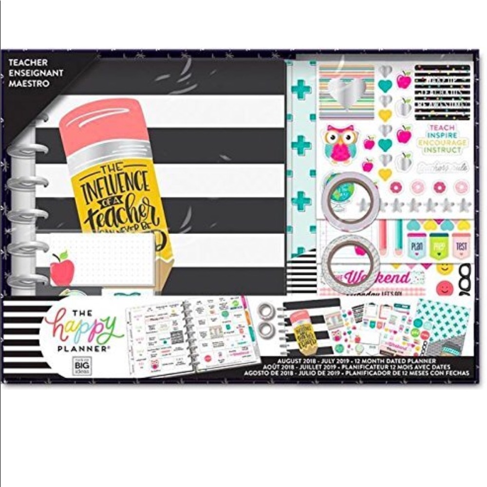 Brand New Teacher 2018-2019 Happy Planner